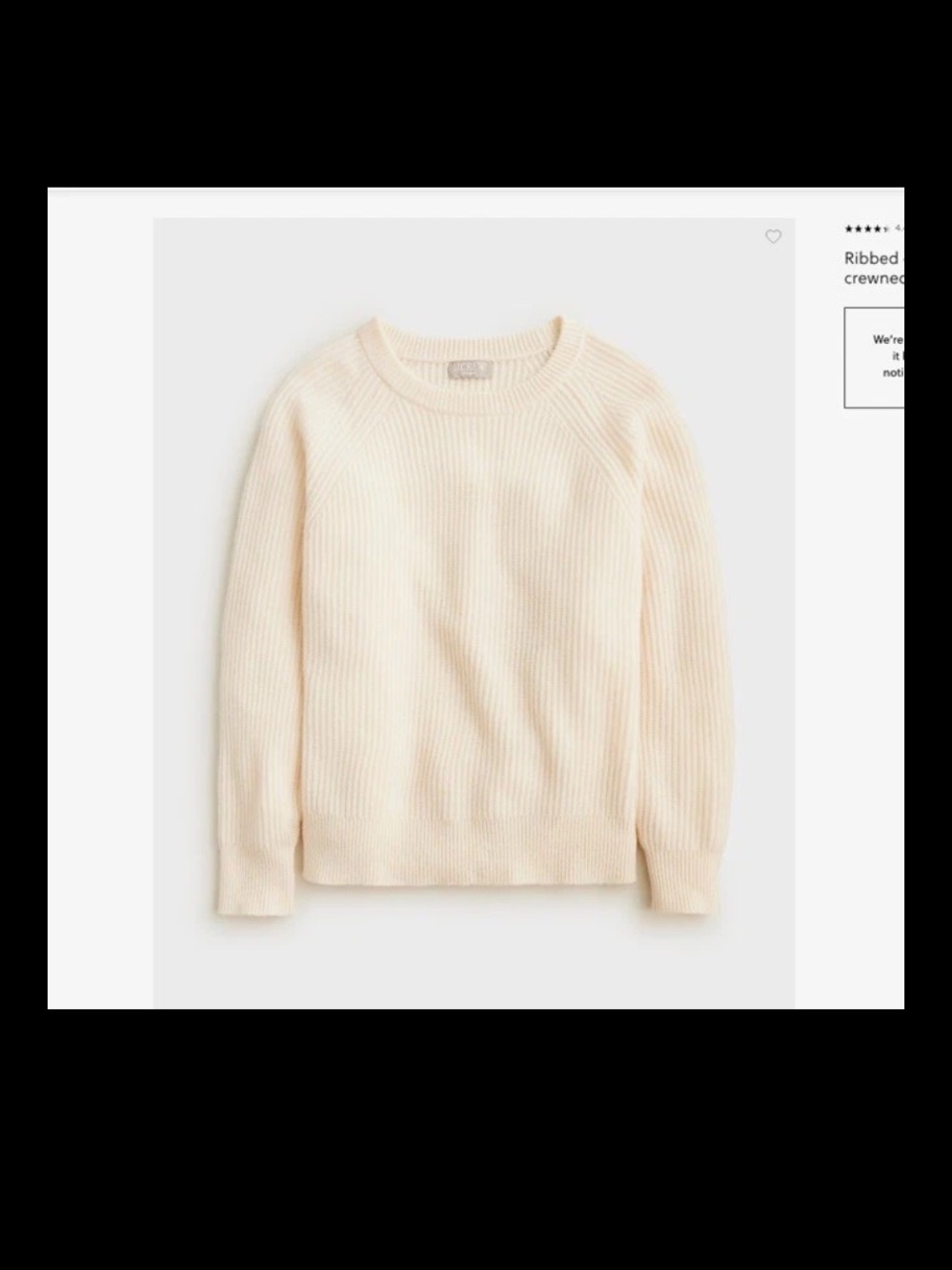 J. Crew Ribbed Pure Cashmere Oversized Crewneck Sweater HthrAcorn BB402 Size XXS